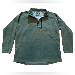 Drake Clothing Co. Men's  1/4 Zip Soft Shell Pullover Jacket Green Size Large